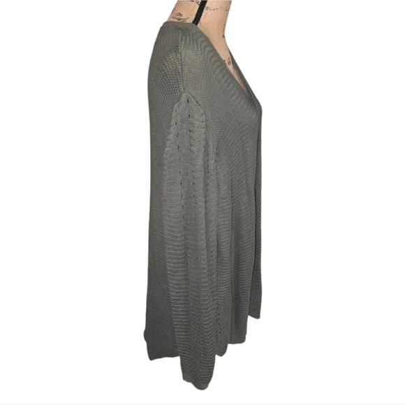 Belle Olive Green Women's Cardigan Sweater Plus Size 3X - Picture 2 of 8